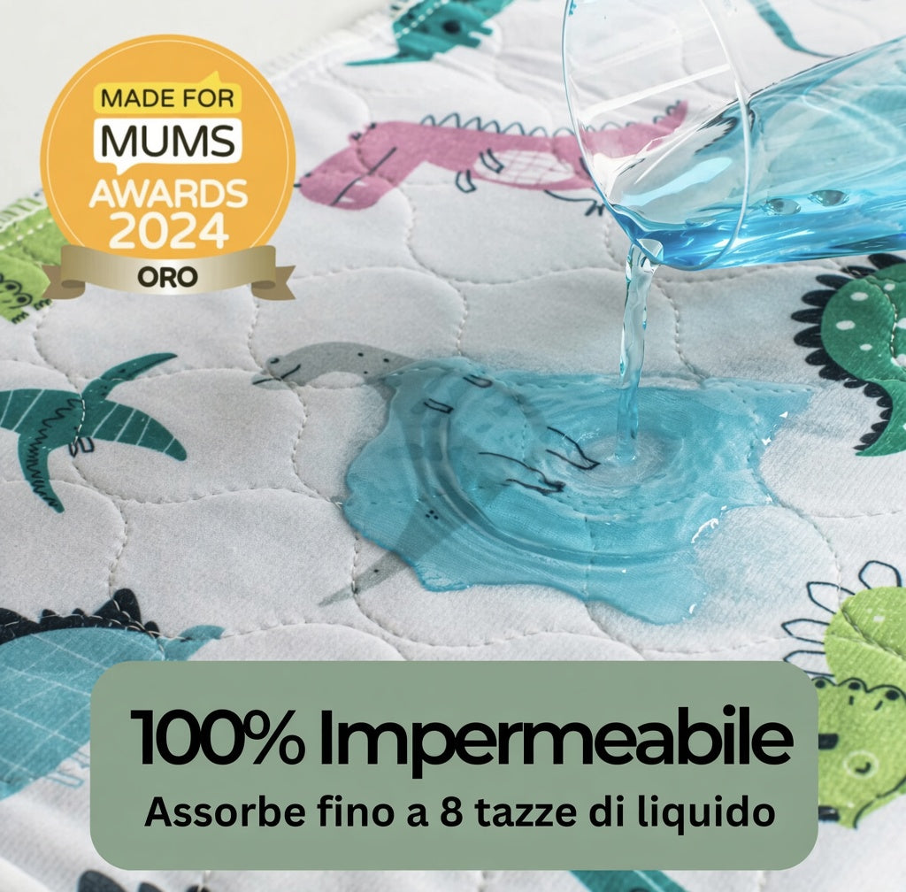 Tapis Imperméable pour Enfants - Dinosaure